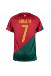 Portugal Cristiano Ronaldo #7 Fotballdrakt Hjemme Klær VM 2022 Korte ermer
